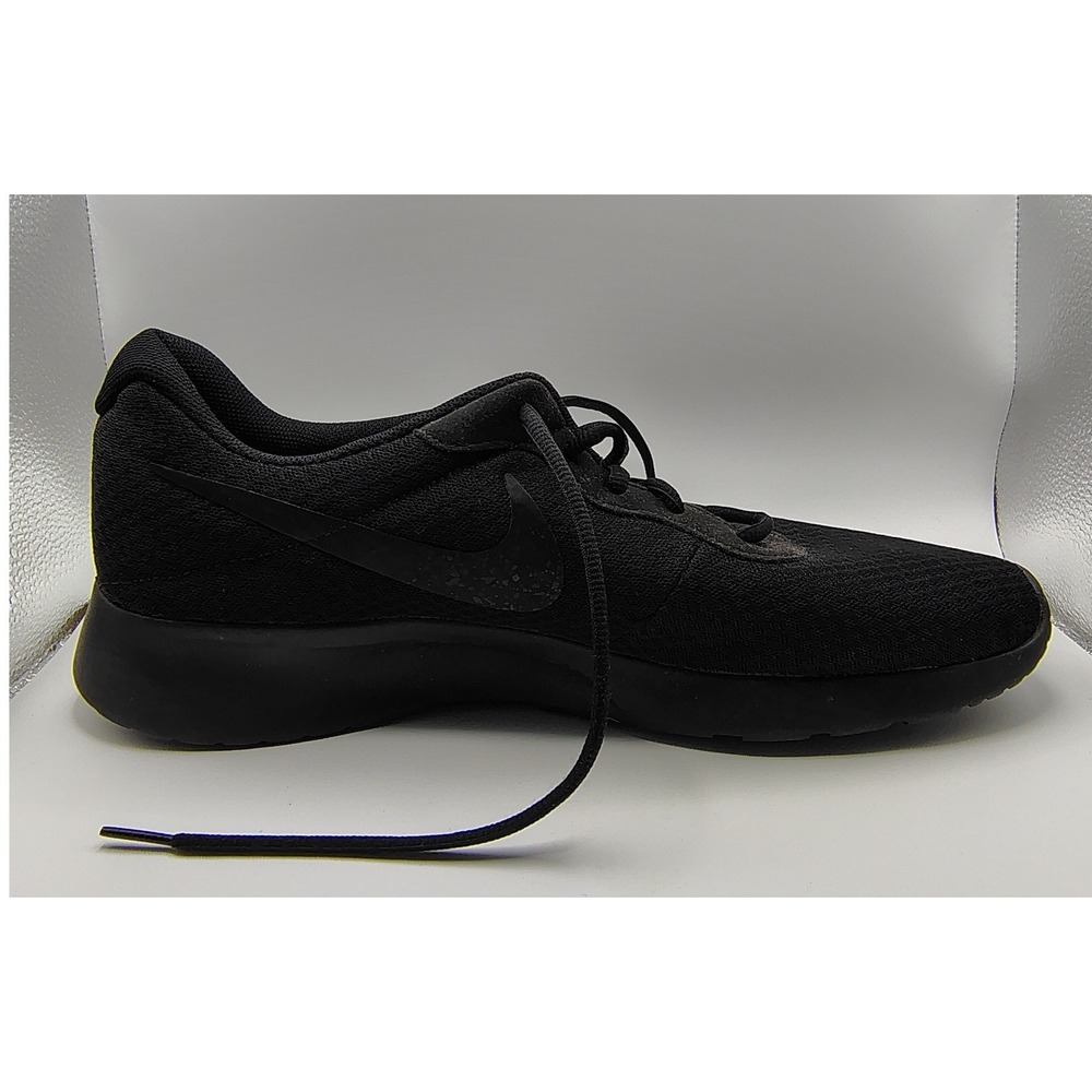 Nike Tanjun Triple Black Mens Running Shoes Sneakers 812654-001 Size 14 - Picture 8 of 10